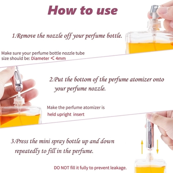 Refillable cologne bottle - Picture 3 of 3